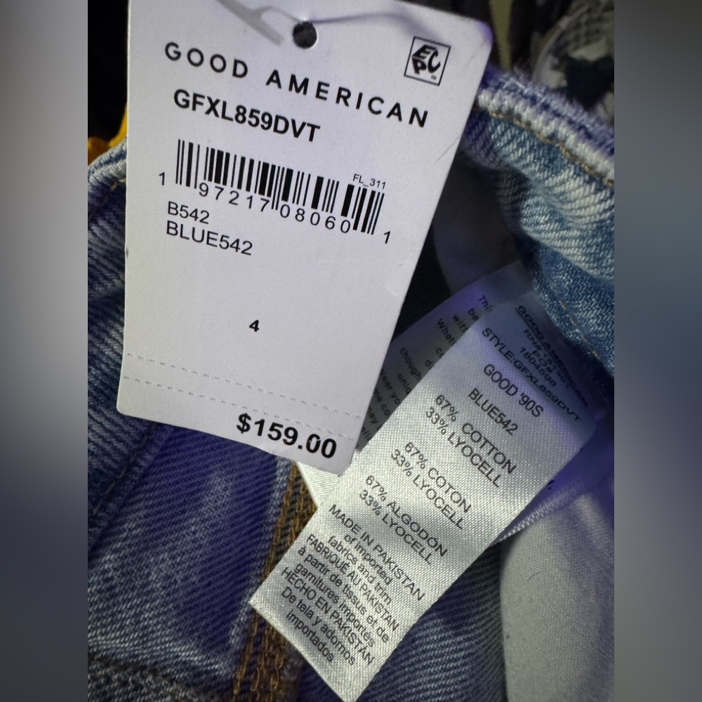 Good American 90s Jeans Size 4/27 NWT - Picture 6 of 10
